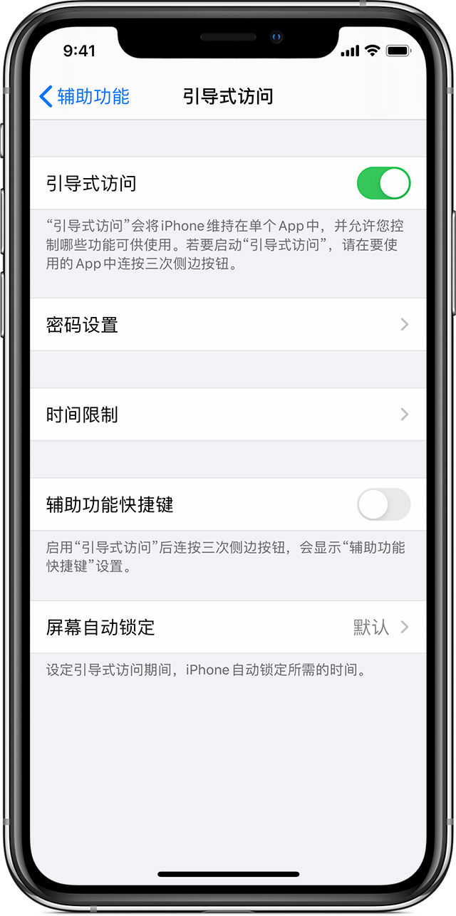 泰顺苹果手机维修分享如何在 iPhone 上退出引导式访问 